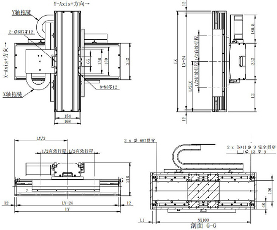直線電機(jī)模組BZD-XY300